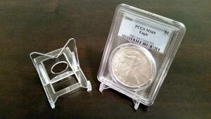 *40 �����\��2�p�[�g 2�C���` �f�B�X�v���C�X�^���h �C�[�[�� �R�C�� PCGS NGC �G�A�^�C�g �J�v�Z��