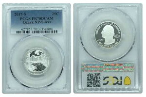 2017-S PCGS PR70DCAM �I�U�[�N�������� �V���o�[ �F�򂹃��x��