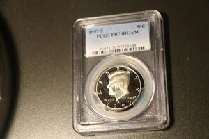 1997-S �N���b�h �P�l�f�B PR 70 DCAM PCGS �u�����A���g�g�b�v �|�b�v�R�C�� POP 1358