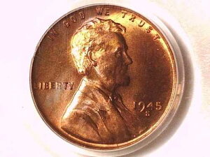 1945�N S �����J�[�� �E�B�[�g �Z���g 1�Z���g �y�j�[ PCGS MS 66 RD 71197353