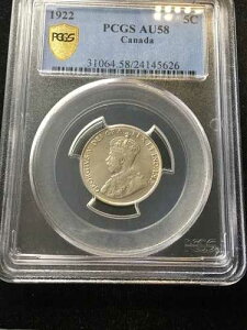 1922�N�i�߁jPCGS�F��J�i�_�ݕ��A5�Z���g�A**AU-58** #5626