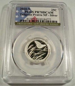 2020-S 25�Z���g �V���o�[ PCGS PR70DCAM �g�[���O���X �v���[���[ �N�H�[�^�[�v���[�t �f�B�[�v�J�� PR 70