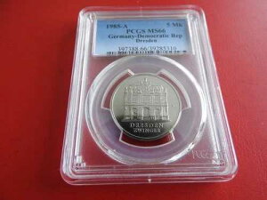 * DDR 5�}�[�N 1985 PCGS MS66 * �h���X�f�� �c���B���K�[ (KOM)(4)-