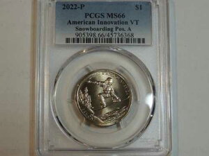 2022�N P A �o�[�����g �A�����J���E�C�m�x�[�V�����E�_���[ �X�m�[�{�[�h PCGS MS66