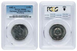 5�}�[�NDDR 1982 A ���@���g�o�[�O PCGS MS64