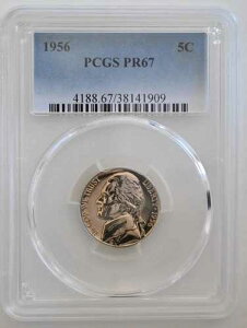 PR67 1956�N�W�F�t�@�[�\���j�b�P�� PCGS�O���[�h US 5C �v���[�t P-MINT EXACT �R�C����1��