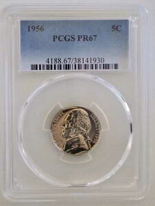 PR67 1956�N�W�F�t�@�[�\���j�b�P�� PCGS�O���[�h US 5C �v���[�t P-MINT EXACT �R�C����1��