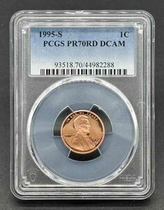 �A�����J�R�C�� 1995-S 1C �O���[�h�t�������J�[���Z���g�v���[�t�R�C�� PCGS PR70DCAM
