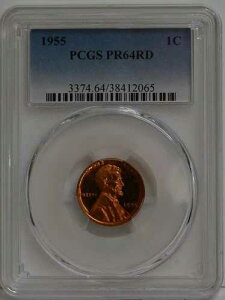 PR64RD 1955�N���b�h�E�B�[�g�����J�[���y�j�[PCGS�O���[�h�v���[�tP-�~���gEXACT�R�C����1��