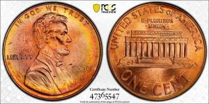 MS66RD 2000-D 1C �����J�[���L�O�Z���g�APCGS �g�D���[�r���[ - ���C���{�[�g�[��