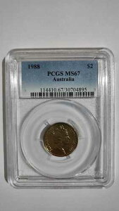 �I�[�X�g�����A 1988�N �A�{���W�j�E�G���_�[ 2�h���d�� PCGS MS67