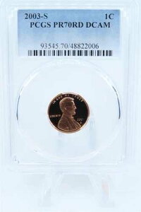 2003-S PCGS PR70DCAM �����J�[���L�O�Z���g �v���[�t 1C