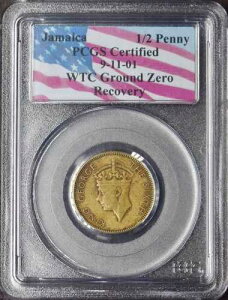 1952�N �W���}�C�J 1/2�y�j�[ PCGS ���[���h�g���[�h�Z���^�[ �O���E���h�[�� ���J�o���[ ?COINGIANTS?