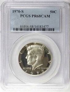 1970�N�� �P�l�f�B��� �v���[�t �n�[�t�_���[ PCGS PR68 DCAM �f�B�[�v�J���I 50�Z���g