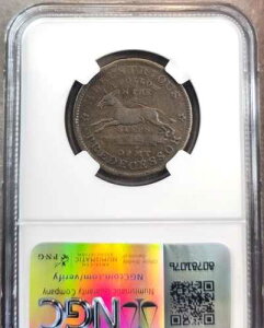 1837�N �n�[�h�^�C���Y�g�[�N�� HT-33 �P�������O�g NGC VF 20 BN �i�C�X�R�C��