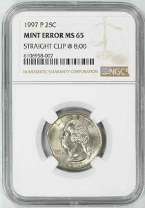 1997�N P ���V���g�� �N�H�[�^�[ 25�Z���g NGC MS 65 �~���g UNC - �G���[ �X�g���[�g�N���b�v (007)