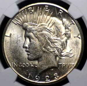 1923�N �s�[�X�h�� NGC MS 61 �������������Ɖ؂₩�ȃz���C�g�T�e������