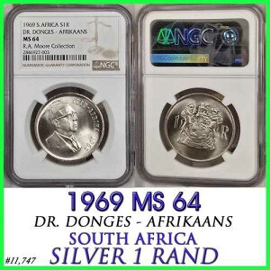 1969�N ��A�t���J �V���o�[ 1 �����h NGC MS 64 �h�N�^�[�E�h���Q�X �A�t���J�[���X ���W�F���h R1