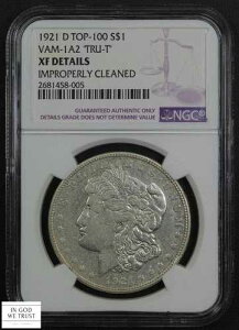 1921 D VAM-1A TRU_T �g�b�v100 �����K�� �V���o�[ �_���[ $1 NGC XF �ڍ� - �A���N���[�j���O�ς�