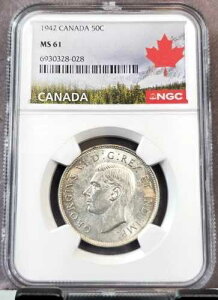 1942�N �J�i�_ ��� 50�Z���g 50C �W���[�W6�� NGC MS 61 ��??�� �f���炵���R�C��
