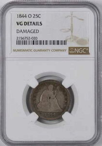 1844-O ���R�̏��_�� 25C / NGC / VG �ڍ�