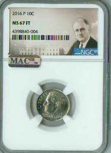 2016 P ���[�Y�x���g �_�C�� NGC MS67 FT PQ 2ND FINEST REGISTRY MAC SPOTLESS *