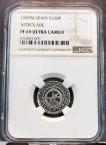 1989�N �X�y�C�� ��� 200�y�Z�^ �A�X�g�����[�x NGC PF 69 �E���g���J���I �� ���O���[�h