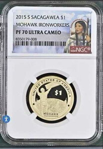 :2015-S $1 �T�J�K�E�B�A �l�C�e�B�u�A�����J�� NGC PF70 UCAM �S�H ��