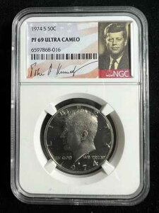1974 S �P�l�f�B �n�[�t 50C PF69 �E���g���J���I NGC; PR69 DCAM UCAM ���[�|�b�v; SKU 3301