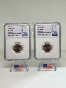 2023-P/D �t�@�[�X�g�����[�X MS67/66 RD �V�[���h 1C�I�{���ɑf���炵��???????