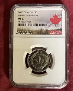 2006�N �J�i�_ 25�Z���g NGC MS67 �E���Ȃ�M�� 25�Z���g ���b�h���[�v�����[�t���x��