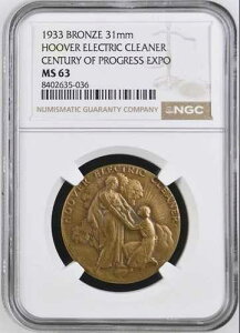 1933�N�V�J�S���I�i��������_���A�t�[�o�[�d�C�|���@-MS63 NGC