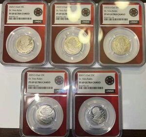 2025 S �N���b�h �N�H�[�^�[ 25C ���F�� ���r�����m NGC �F�� PF69 �E���g�� �J���I �S 5 �X���u!