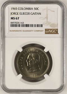 �R�����r�A 50 �Z���^�{�X 1965 NGC MS67 TOP POP �z���w �G���G�Z�� �K�C�^��