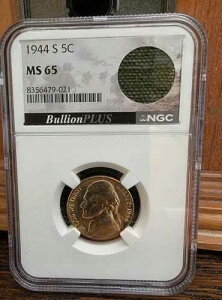 1944�N S �W�F�t�@�[�\���j�b�P�� MS 65 NGC�V���o�[�u�o�Y�[�J�o�b�O�j�Ёv�u���I���v���X