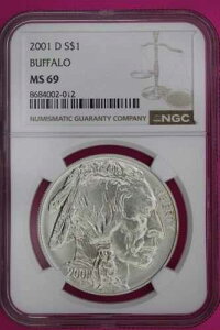2001 D MS 69 �o�b�t�@���[�L�O��� NGC�O���[�h �{���X���u 972