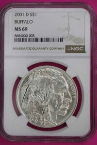 2001 D MS 69 �o�b�t�@���[�L�O��� NGC�O���[�h �{���X���u 987