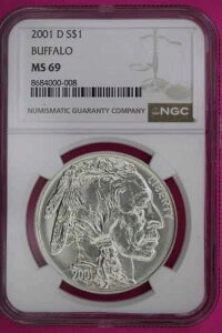 2001 D MS 69 �o�b�t�@���[�L�O��� NGC�O���[�h �{���X���u 968