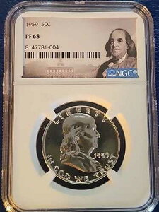 PF68 1959�N �v���[�t �t�����N���� �n�[�t�_���[ NGC �O���[�f�B���O�ς� - �u���X�g�z���C�g �R�C�� �X�|�b�g�t���[ PR *