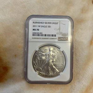 2011-W �o�[�j�b�V���h �V���o�[ �C�[�O�� NGC MS70 �ꕔ�F�� ���t���� �ʐ^�Q��