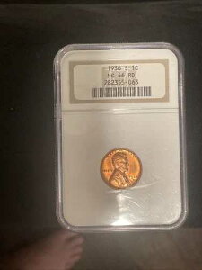 �G�\�e���b�N 1936 s RED MS66 NGC 282355-063 �́A�O���[�h���Ⴗ����悤�ł��B���f�͂��Ȃ�����ł��I����SH
