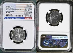 2025 D �A�C�_ B �E�F���Y 25�Z���g NGC MS 68 �A�����J�l�����p�N�H�[�^�[ ����
