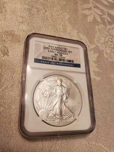 2011 �V���o�[�C�[�O�� NGC MS70 �A�[���[�����[�X 25���N�L�O�Z�b�g���x��