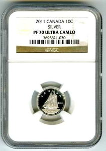 2011�N �J�i�_ �V���o�[ �v���[�t 10�Z���g NGC PF70 UCAM �_�C�� �����A �킸��5���̂�