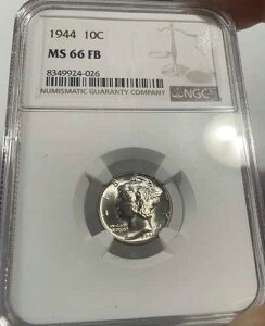 1944�N���}�[�L�����[�E�_�C���E�W�F�� BU �t���o���h - NGC MS66FB - �^�t�O���[�h�I�i���b�g100�j