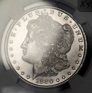 1880-S 0/9 $1 ���[�K�� �V���o�[ �_���[ - �z�b�g 50 VAM-11 �I�[�o�[�f�C�g - NGC MS 64 - X4193