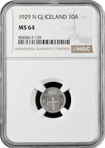 �A�C�X�����h 10�I�[�� 1929 N GJ�ANGC MS64�A�u�N���X�`����10���i1922 - 1943�j�v