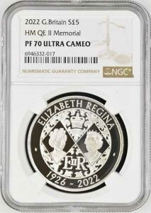 TOP POP 2022 �O���[�g�u���e�� �V���o�[ 5�|���h �G���U�x�X2���L�O�v���[�t NGC PF 70