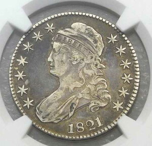 1821�N�� �L���b�v�h�o�X�g �n�[�t�h�� NGC VF30 �I���W�i�� �Ӓ�ς� �V�i�z���_�[ #JF16