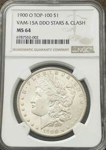 1900-O NGC MS64 VAM 15A �_�u���X�^�[ �����K����� TOP 100 VAM CLASHED